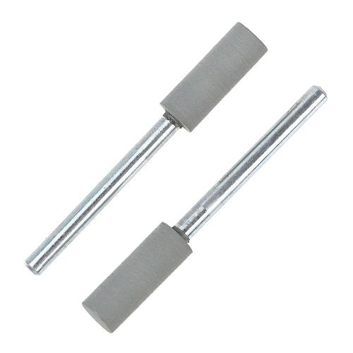 Daitec Japan High-Durability Rubber Grinding Stones, 9XX, 6 X 17 X 3mm Shaft, Pack of 10, Cylindrical, for Grinding and Finishing, Shafted, High-Dura