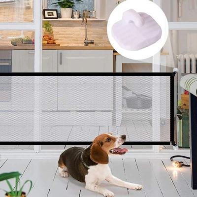 Portable Pet Barrier Fences Folding Breathable Mesh Dog Gate Pet Separation