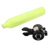 Mini Scuba Tank 0.5L Portable with Pressure Gauge Mini Diving Oxygen Cylinder for Snorkeling Green