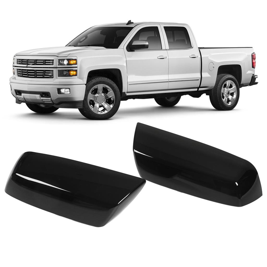 Rear View Mirror Cover   Glossy   Mirror Decoration  or   Replacement for   1500 2014‑19