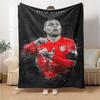 Urban Style Portrait Blankets Flannel Printed Breathable Warm Throw Blanket for Home Office Bedspreads 0708a71
