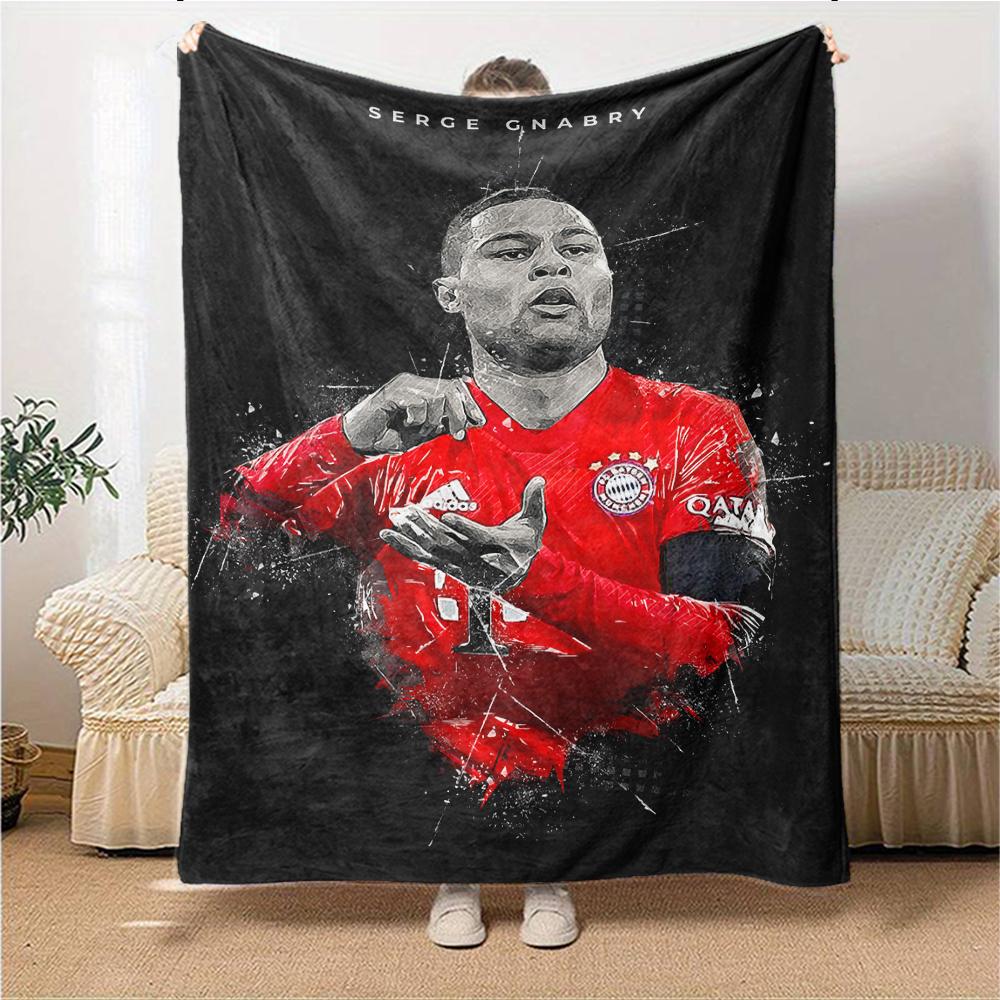 Urban Style Portrait Blankets Flannel Printed Breathable Warm Throw Blanket for Home Office Bedspreads 0708a71