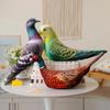 Lifelike Texture 3D Bird Plush Toy Colorful Printing Soft Cushion Stuffed Goose Toy Children's Toy
