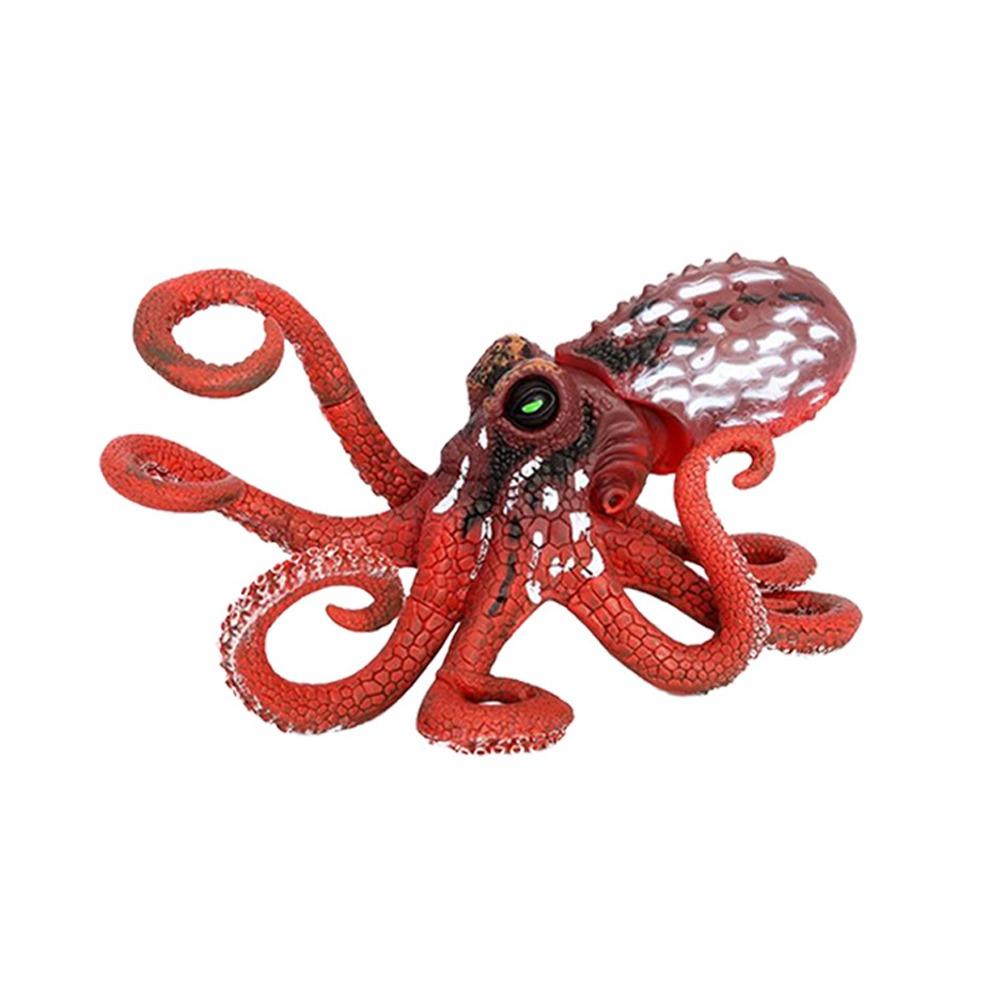 Wild Large Octopus Model Plastic Ocean Animal Statue  for Home Decor Office Display