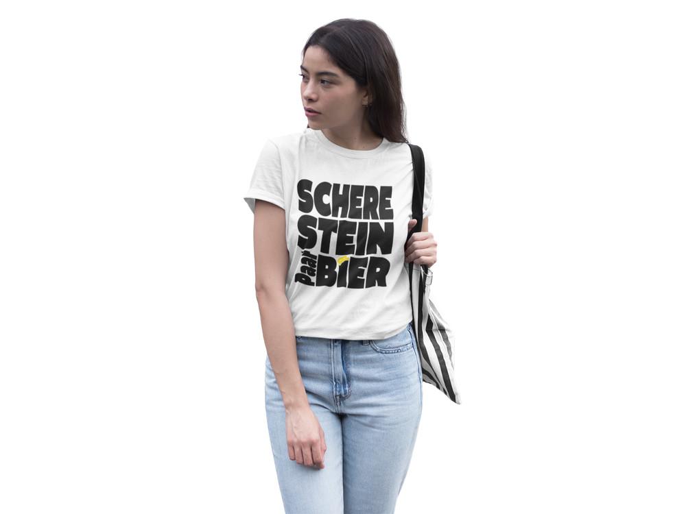 

Funny Scissors Stone Beer Mardi Gras Carnival Party T-Shirt Ladies Oversized 2XL