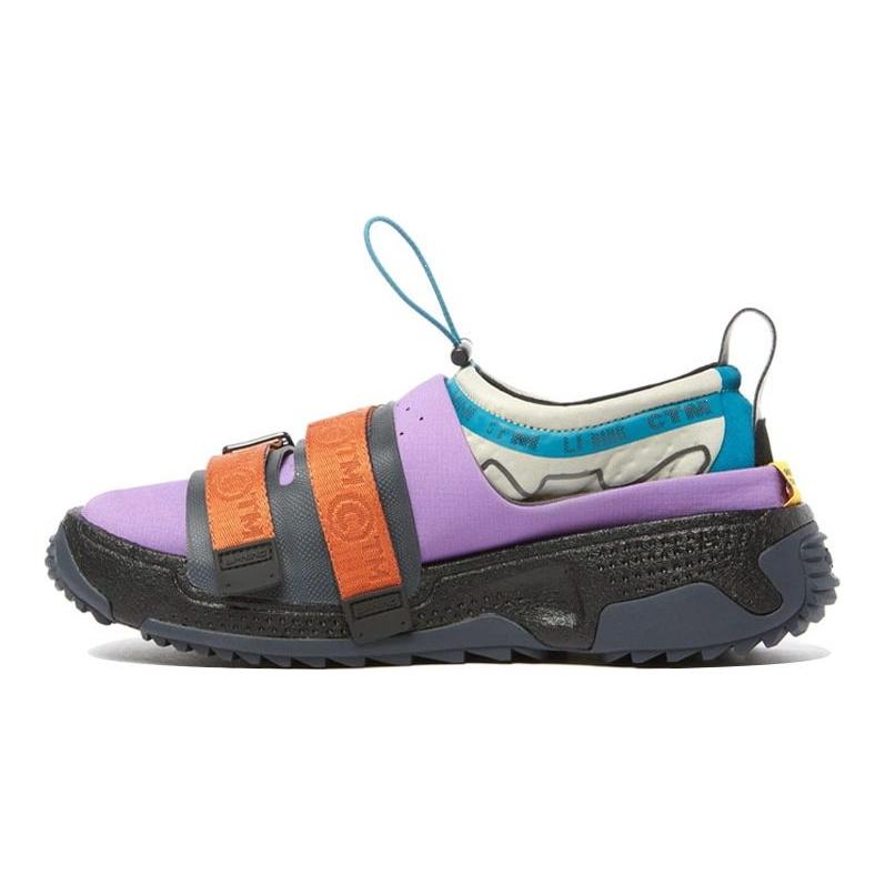 Chinatown Market X Li Ning Pangu Bricks Outdoor Funktionale Low-Top-Sandalen Drei Wege Herrensandalen Lila Schwarz AGLR155-3