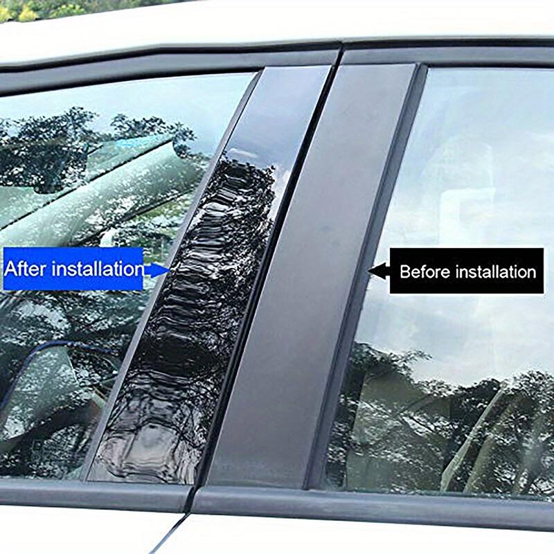 Passend für Kia Carens Rondo 2013 2014 2015 2016 2017 2018 2019 Glänzend Schwarze Säulen-Pfosten-Türverkleidungs-Fensterabdeckungs-Aufkleber Zubehör