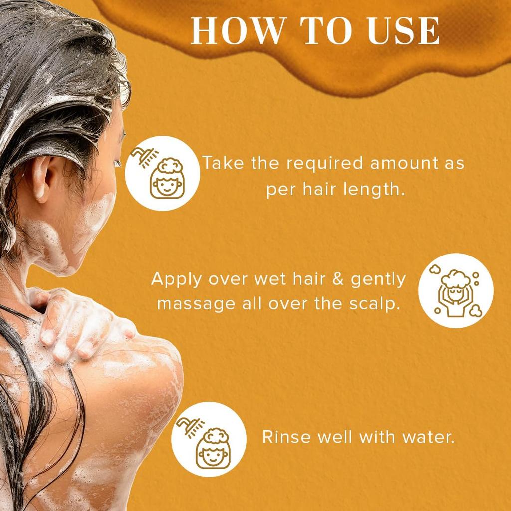 KHADI NATURAL Honey And Vanilla Hair Shampoo For Soft Smooth Hair Gentle Daily Cleanse Suitable For All Hair Types Pack Of 2 X 210 Ml