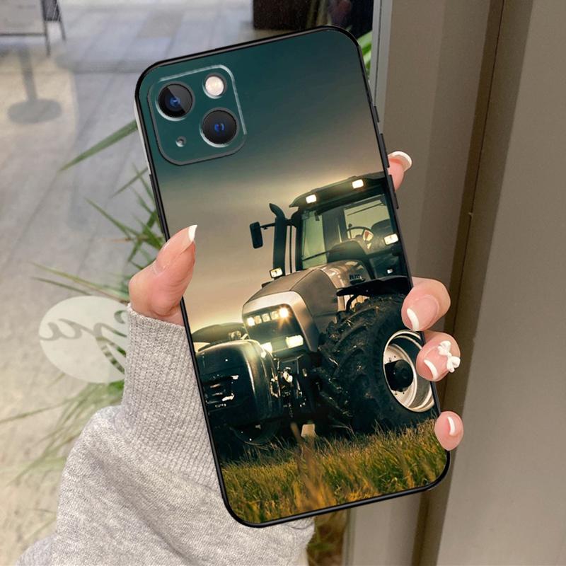 Farm Vehicle Tractor Case For iPhone 17 Pro Max 15 14 13 12 11 16 Pro Max Plus 12 13 Mini 16e 17 Air Back Cover