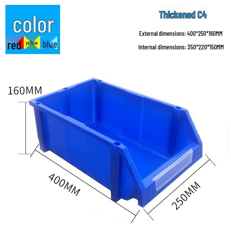 Slanted Mouth Plastic Storage Box for Screws and Tools – Classified Component Shelf