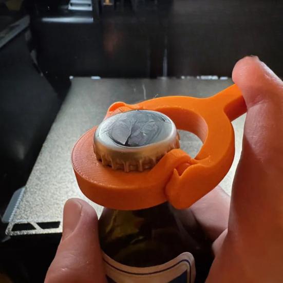 Cap Opener with Flipping Function, Beer Bottle Cap Remover Tool, Fly Lid Launcher for Soda Water, Party Fun Gadget for Men Adult