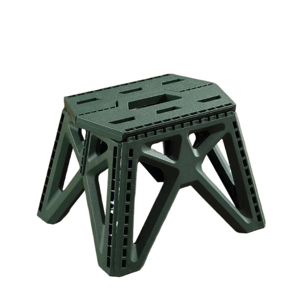 Space Saving Portable Fishing Stool High Load Non-Slip Base Folding Chair Small Compact Step Stool Outdoor