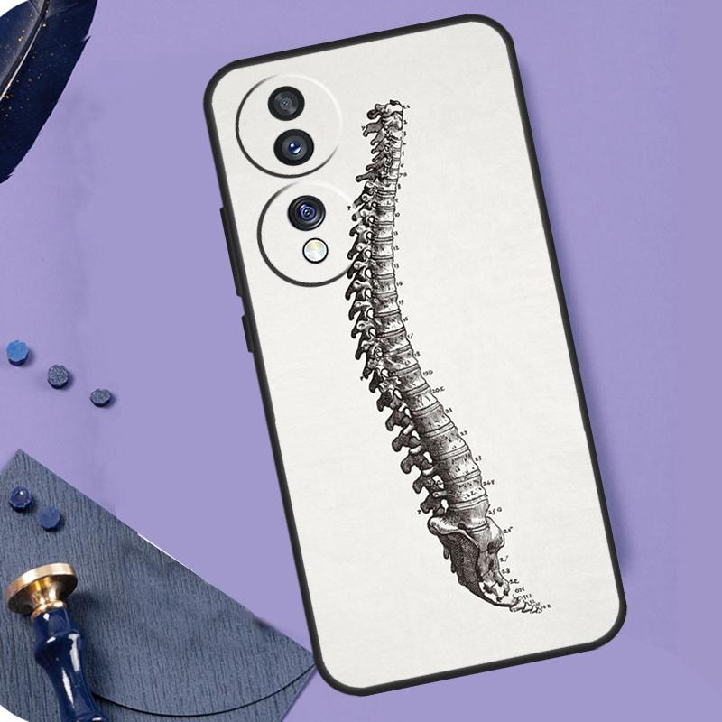 Medical Human Anatomy Case For Honor X8b X9b X9a X8a X7a X6a X7 X8 X9 Cover For Honor Magic 6 5 Pro 50 70 90 Lite