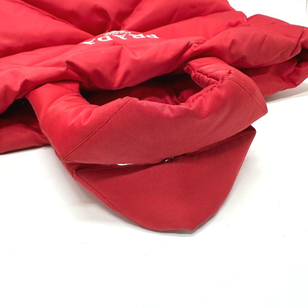 PRADA 2VG082 Re-Nylon padding Bag Tote Bag Nylon Red