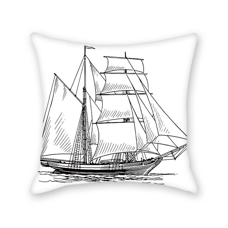 Ocean Series Summer Pillowcase - Living Room/Bedroom Sofa Cushion Cover