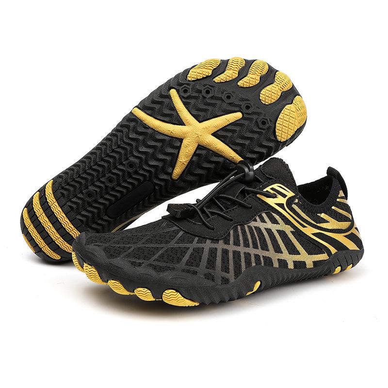 New Creek Shoes Women's Wading Shoes Men's Couple Swimming Shoes Beach Shoes Large Size Five-finger Shoes Breathable