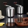 Home Portable Manual Coffee Grinder Hand Coffee Mill with Ceramic Burrs 6/8 Adjustable Settings Portable Hand Crank Tools