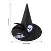 Halloween Witch Caps for Cosplay Veil Spiders Wizard Hat Adult Unisex Witch Hat Costume Pointed Hat Festival Holiday Hat