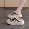 Soft-soled little white shoes women's popular 2025 summer new fashion mesh breathable student slippers women's outer wear 6681