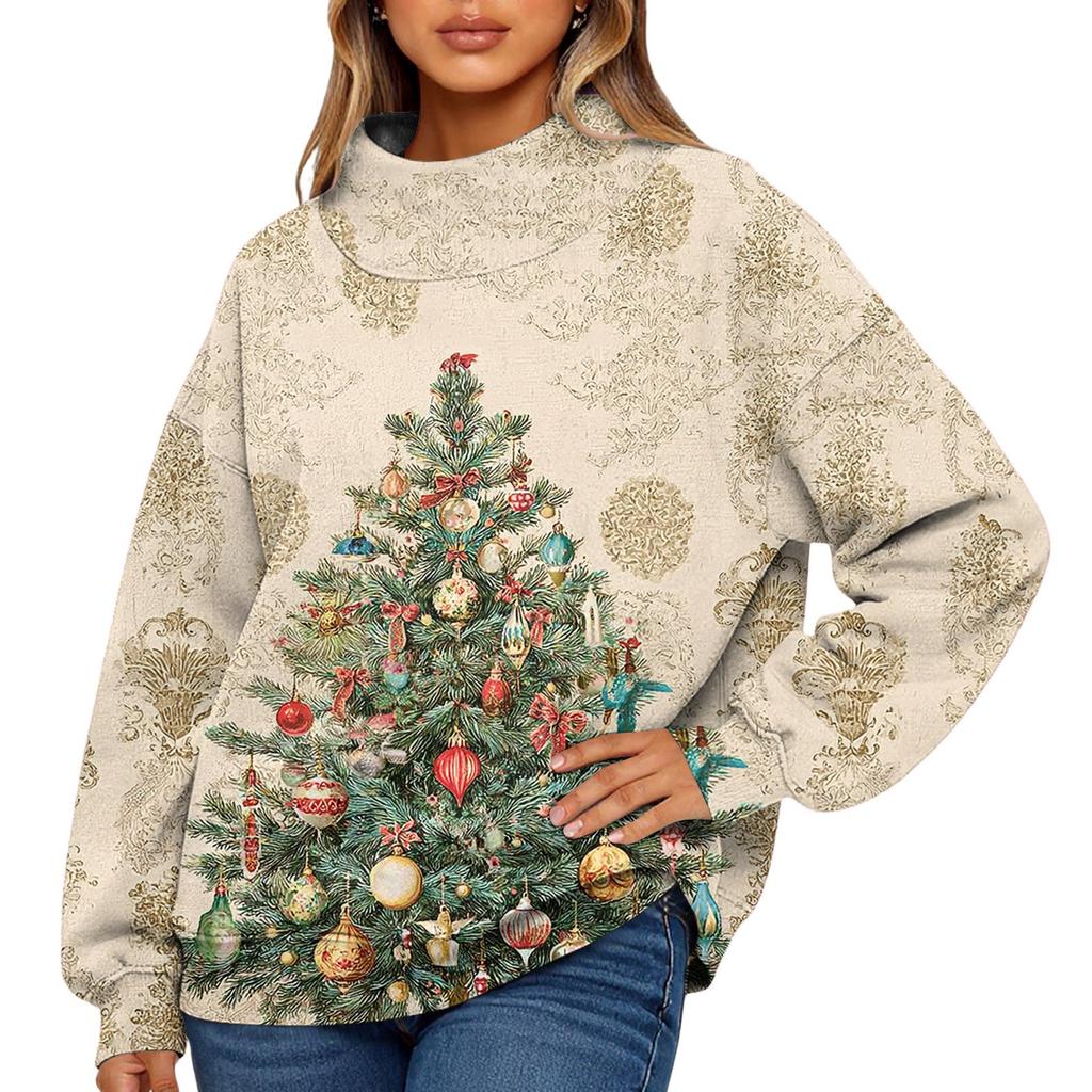 Genser for kvinner Sport Flanell Genser Langermet Topp Casual V-hals Genser