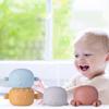 Baby Bath Crab Pufferfish Toy Mini Rubber Squeaking Sound And Toy Floating