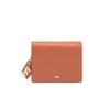 Mari Eclaire Highly Recommended Cute and Pretty Natural Cowhide Half-wallet