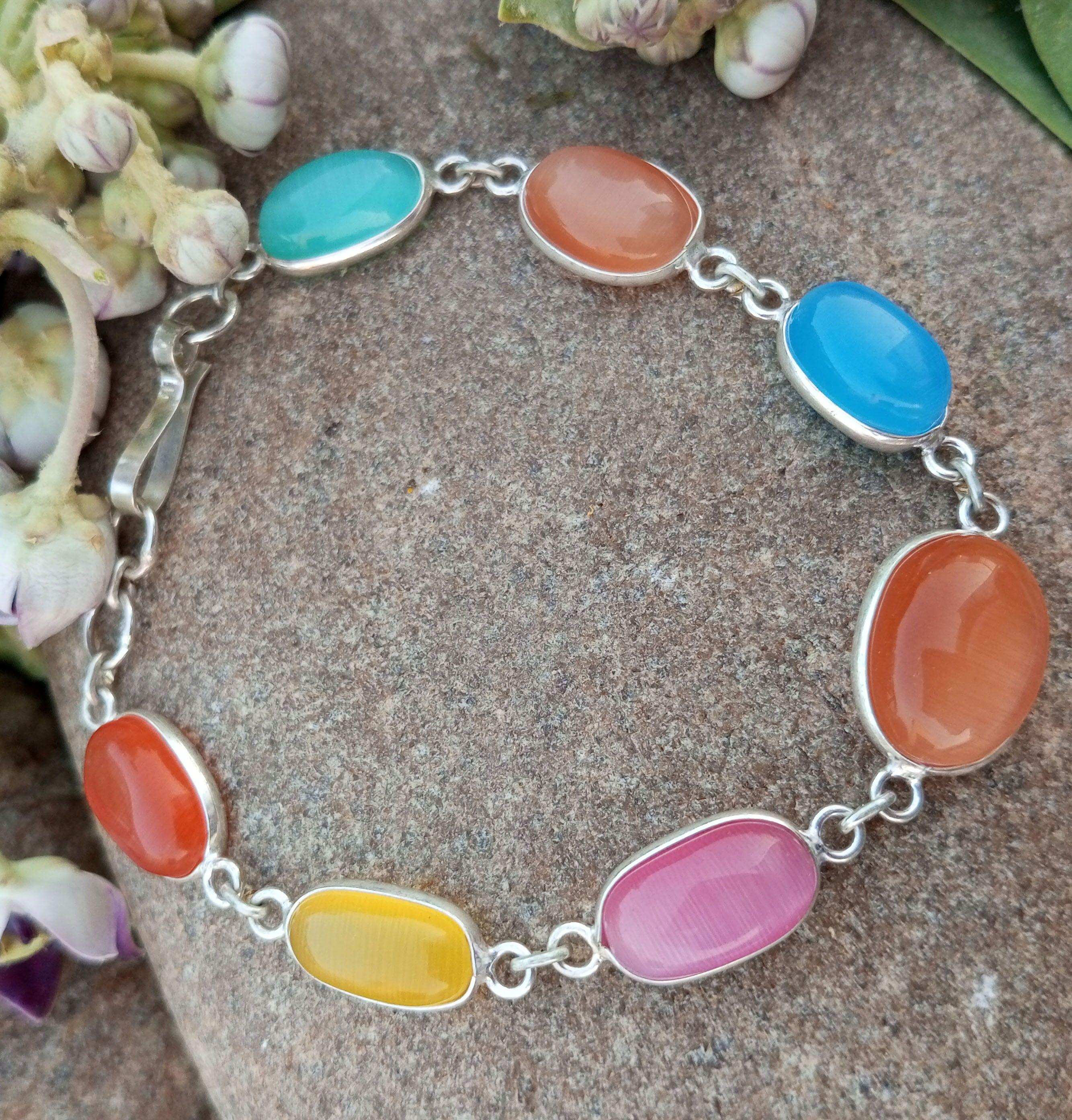 

Monalisa Gemstone 925 Sterling Silver Plated 1 шт браслет chris-br10