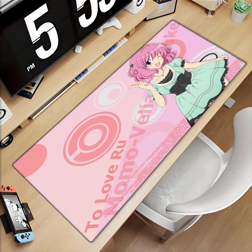 Rubber Mouse Pad To LoveRu Hd Printing Keyboard Desk Mats Kawai Cute Girl NonSlip Desk Mat Xxl90x40cm Student Writing Pad