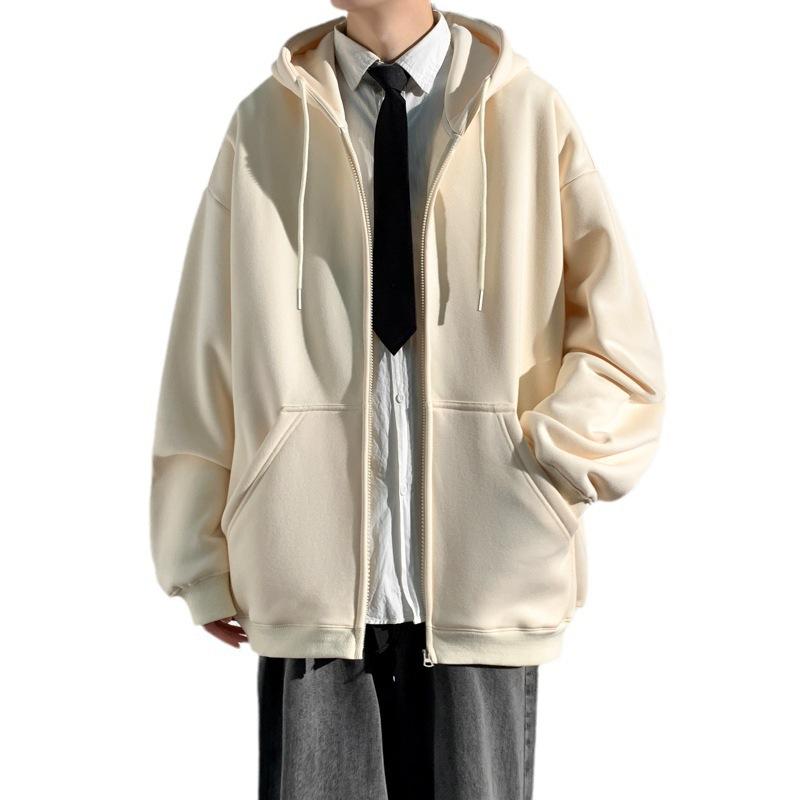 Kapüşonlu Hırka Rahat Sweatshirt Erkek Sonbahar ve Kış Erkek Çift Ceket Genç Giyim