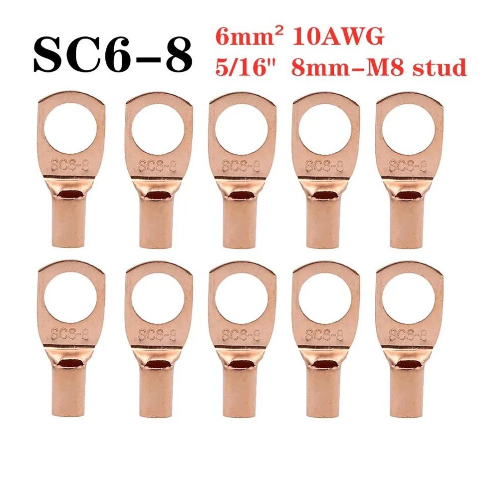 Wire Joint Copper Coppe Terminal Non-Insulated Small Terminal Block Terminal Lug Cable