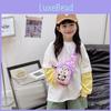 Three Baby Toddler Cartoon Crossbody Bag Pattern Breathable Fabric Daily Outings