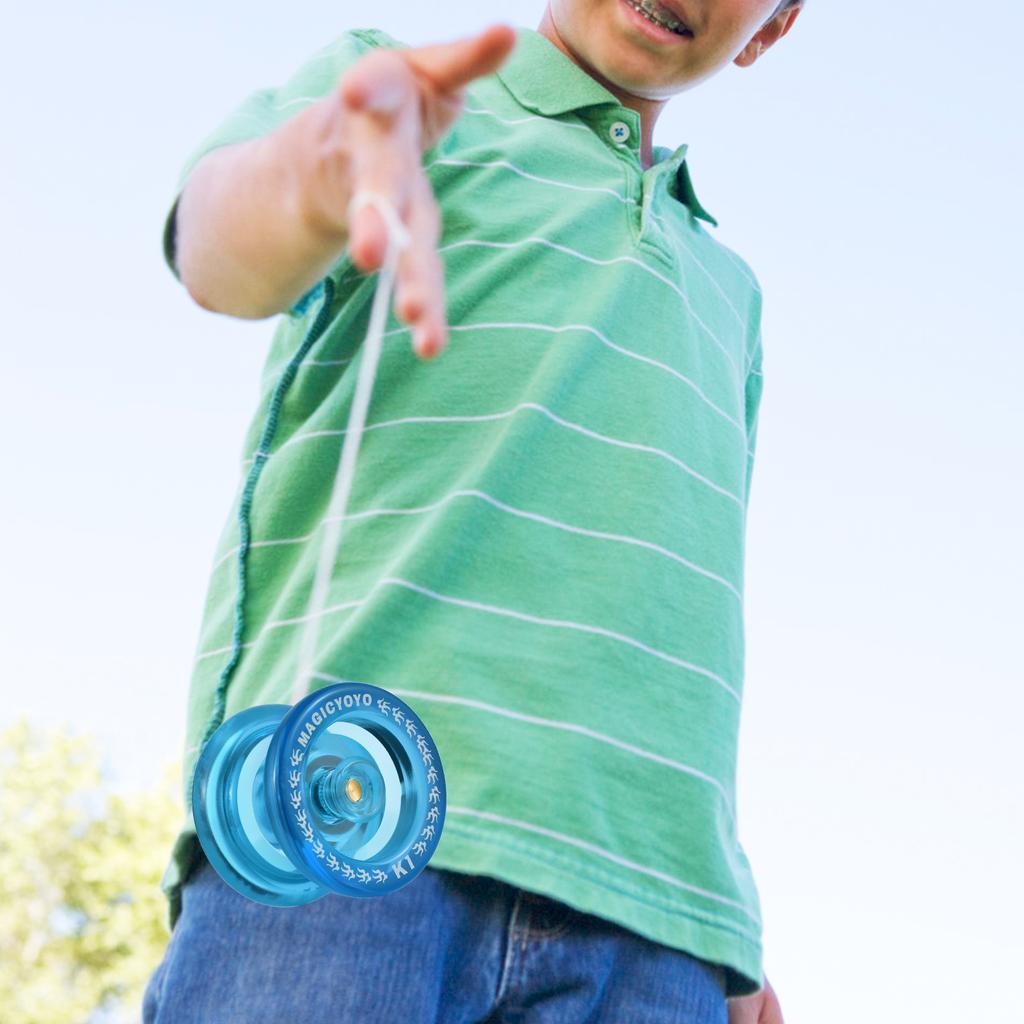 Unresponsive Yoyo for Kids Yo-Yo Ball with 5 Replacement Strings Glove Storage Pouch