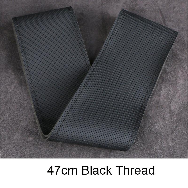 42cm 45cm 47cm 50cm Truck Bus Van Car Steering Wheel Cover DIY Leather Steering Wheel Cover Anti Slip Breathable Car Accessories