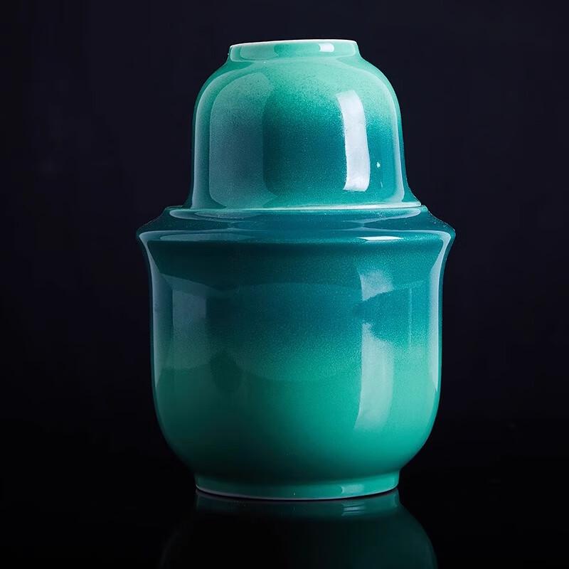 

Traditional Chinese Ceramic Warm Wine Set (Peach Blossom)