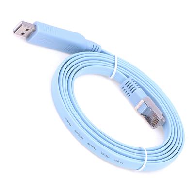 1.8M Usb To Rj45 Usb To Rs232 Serial To Rj45 Cat5 Console Adapter Cable Cord For Cisco Routers