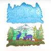 Wall Decor Resin Molds Large Forest Animal Silicone Mold for Epoxy Resin Casting DIY Craft Home Office Table Decoration