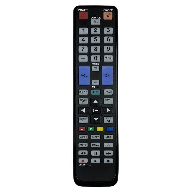 Replacement Remote Control Easy Functionality for 01041A TV and Multiple Device Compatible 1