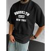Europeiska storlekar Herr Grafisk T-shirt med Bokstavstryck Casual Kortärmad
