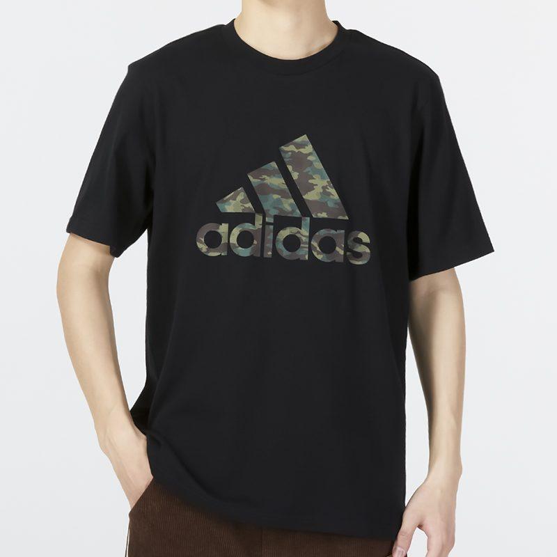 Adidas Set-in Sleeve T-Shirt Men's Black HS3215