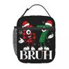 67 Six Seven Christmas Bruh Funny Italian Thermal Insulated Lunch Bags for Picnic Portable Food Bag Cooler Thermal Lunch Boxes