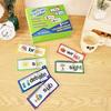 30Pcs Word Family Build Book Kids Preschool Learning Activity Sights Words Flash Cards Kindergarten Read