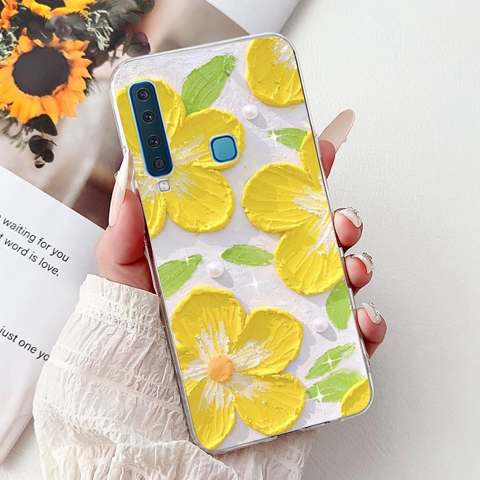 For Samsung Galaxy A9 2018 Case SM-A920F Cool Design Fashion Painted Cover Soft Silm Phone Case For Samsung A7 2018 A750F Fundas