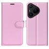 For Huawei Pura 70 Wallet Case with Card Holder Litchi Texture Leather Phone Cover