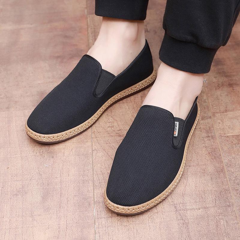 Men's Breathable Mesh Slip-On Shoes - Non-Slip Soft Sole, Casual Summer Style