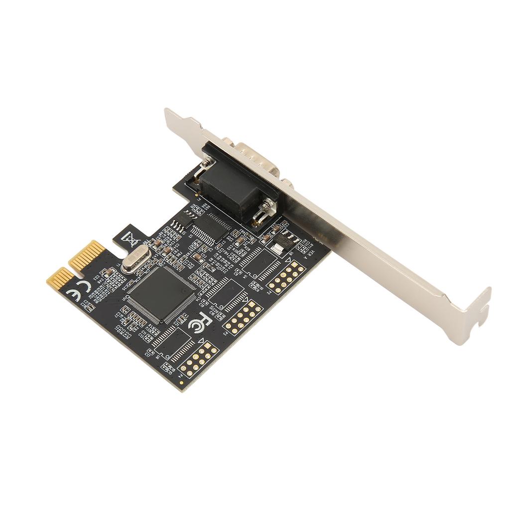 PCIe X1 RS232 Serial Adapter Card Single Port PCI Express To RS232 Converter Adapter for Windows for Linux for DOS