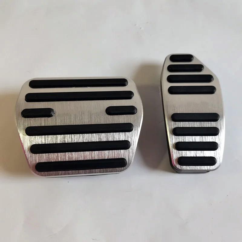 Pro Nissan Rogue 2024 AT Hliníkový plynový pedál Brzdový pedál Neklouzavá podložka Doplňky pro styling interiéru vozu