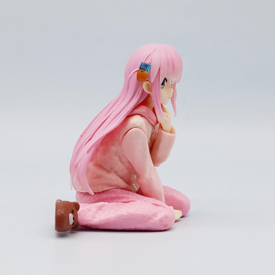 10cm Anime Bocchi The Rock Animated Version Coreful Doll Gotoh Hitori Loungewear Model Toy Gift Action Figure PVC Poseable Articulated Scale Detailed