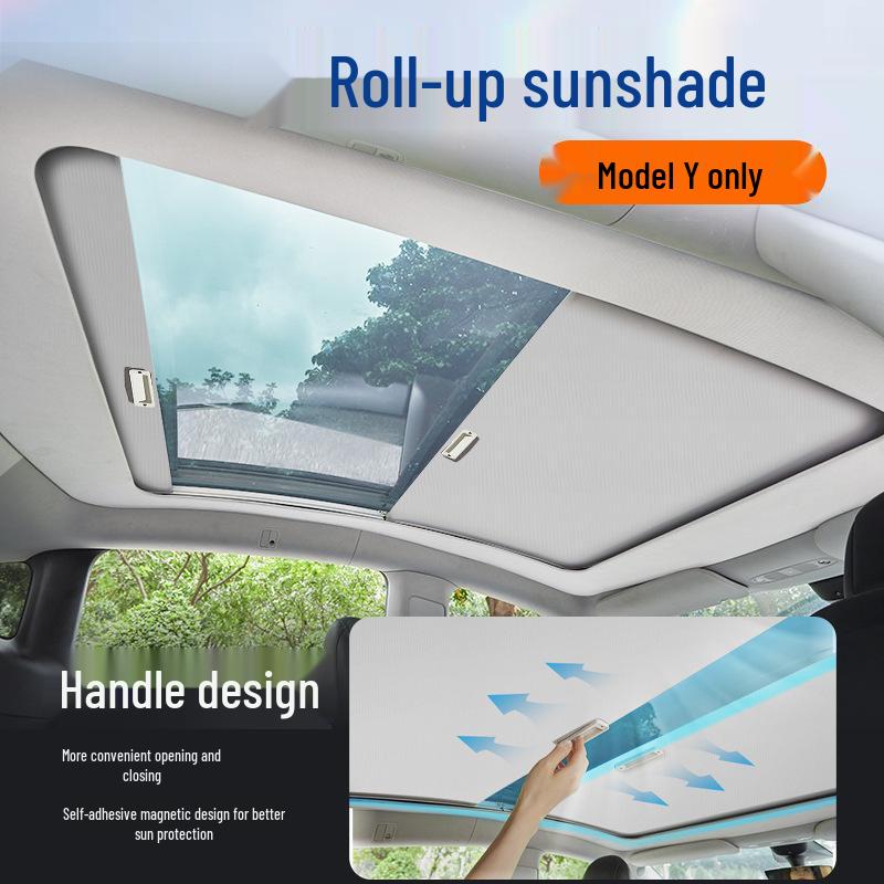 Aion Y22/Yplus Retractable Sunshade: Skylight Heat Insulation Car Roof Film