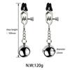 BDSM Bondage Sex Nipple Clamp Stainless Steel Breast Clamp Clips Metal Nipple Shaking Clamps Breast Clip Sex Slaves Sex Shop 18+