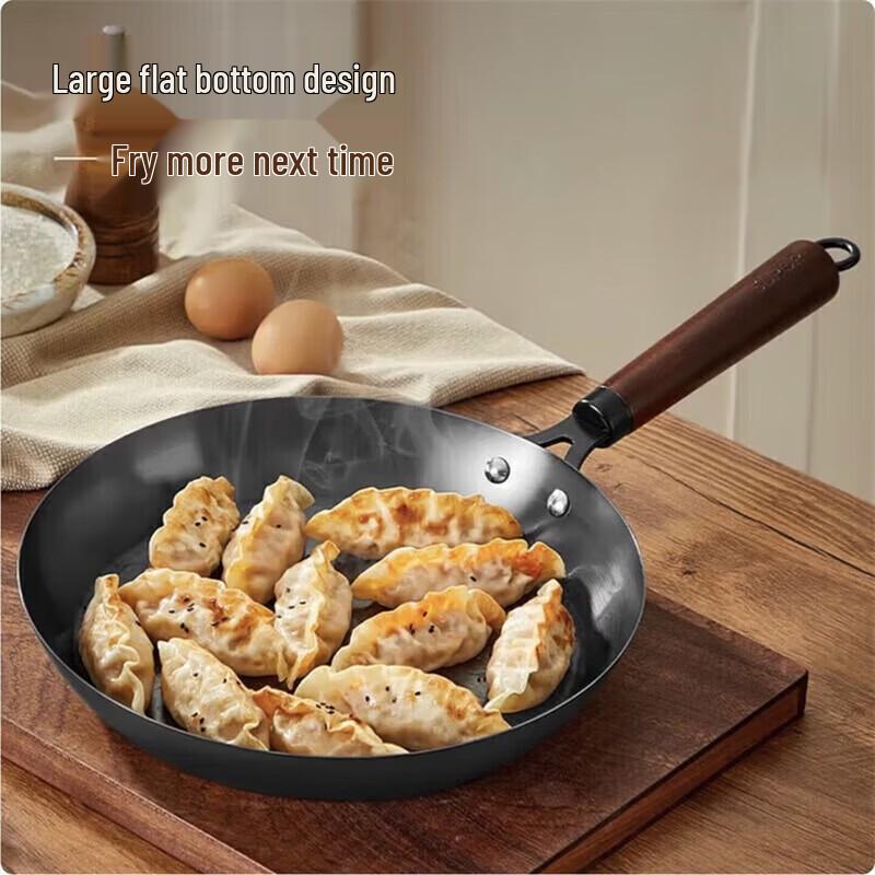 Supor 28cm Fine Iron Frying Pan with Lid